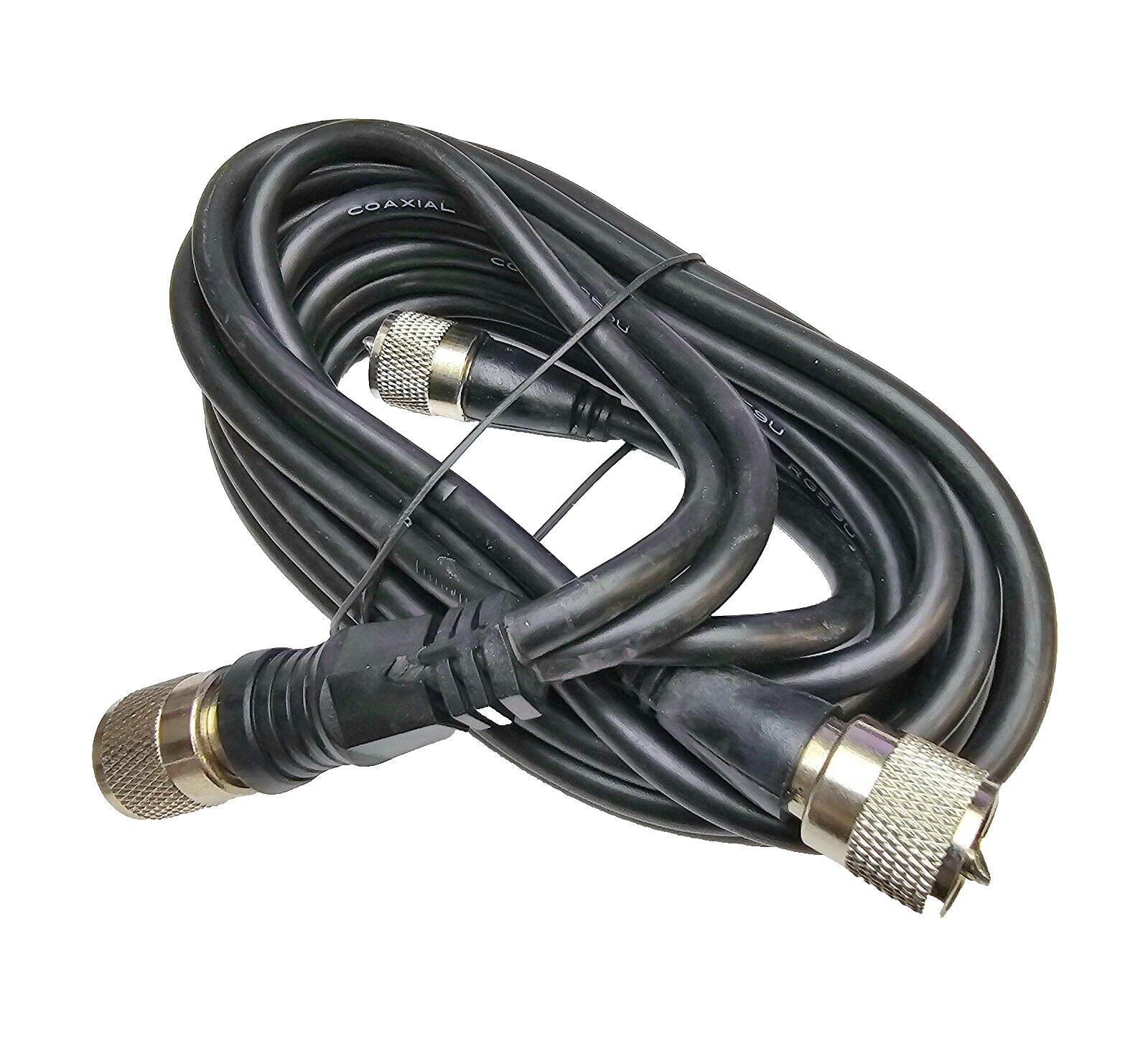 ProComm HSD995-2B 2' Dual Black Fiberglass CB Radio Antenna Kit w/ Mirror Mounts