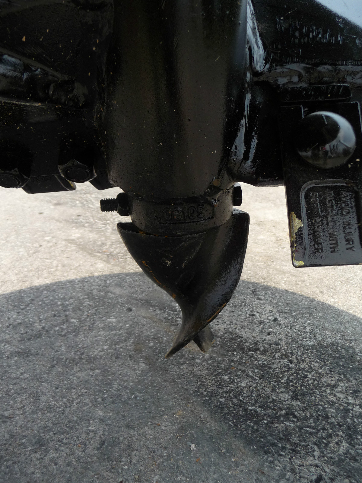 Lowe 24" Skid Steer Auger Bit 2" Hex Collar 48" Long