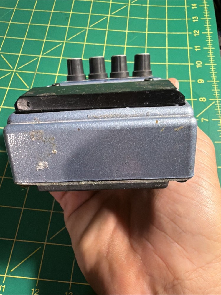 DOD FX75-B Stereo Flanger Guitar Effect Pedal USA WORKING Grey Knobs