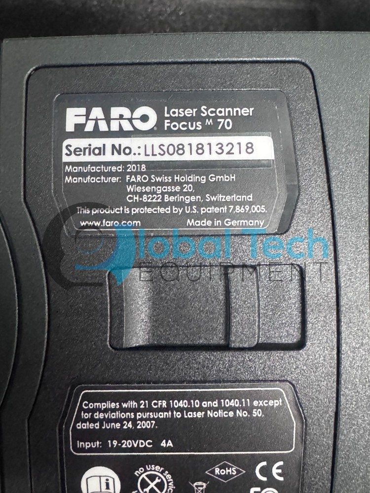 2018 Faro M70 3D Scanner Package