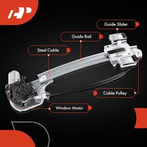 Power Window Regulator with Motor Replacement for Buick Rear Driver(LH)