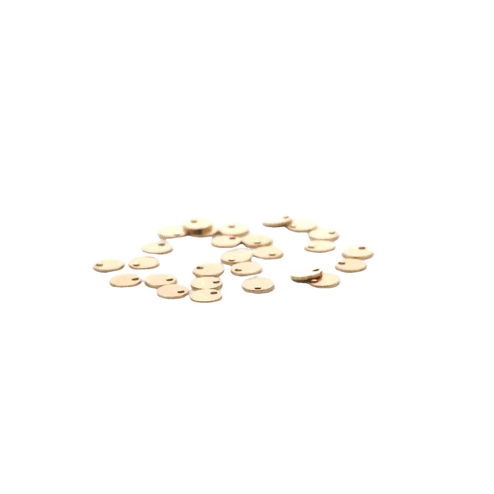 Round Quality Tag, 14K Gold Filled