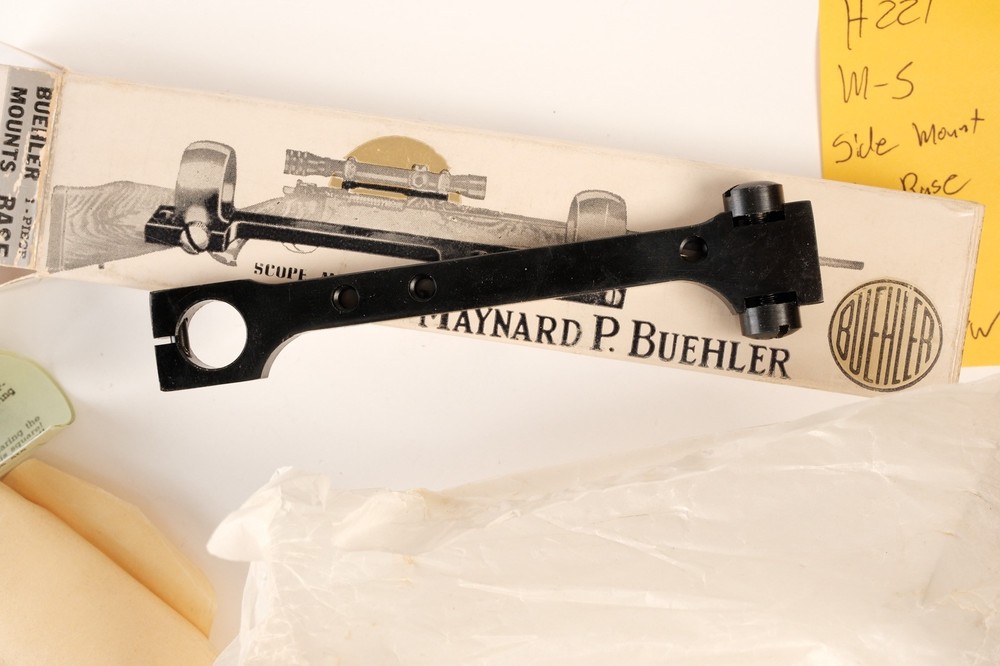 H221 Buehler Scope Mount Base Code M-S Mannlicher Schoenauer Side Mount & Base