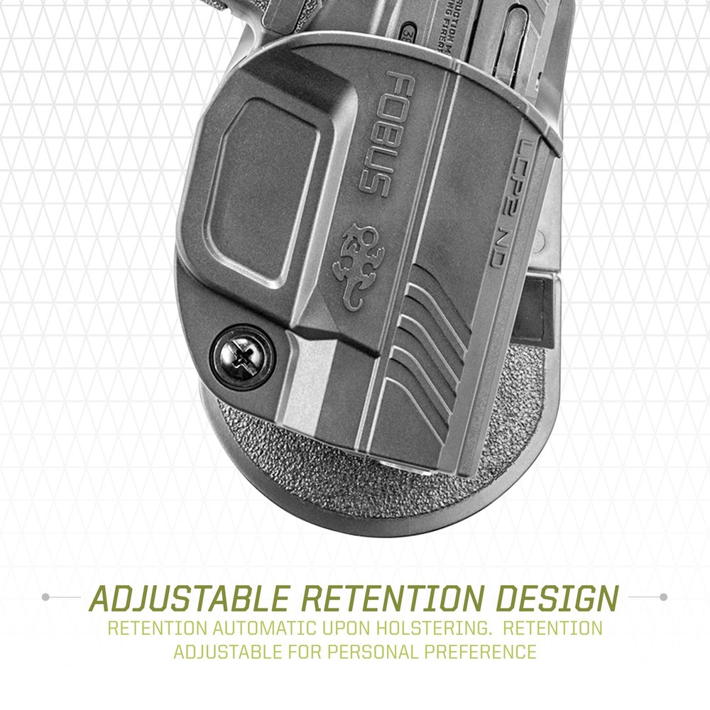 FOBUS EVO Evolution Paddle RH Holster for Ruger LCP MAX - Right Hand