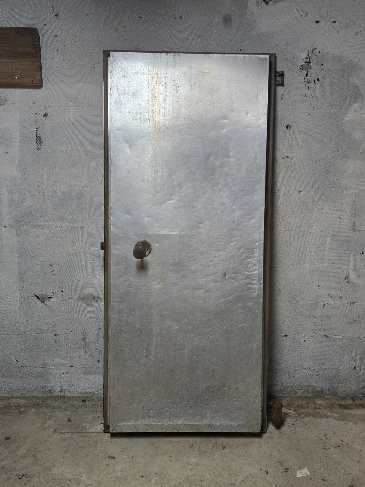 Vintage Ajax Philadelphia Walk-In Cooler Freezer Door Industrial Steel w Hardwar