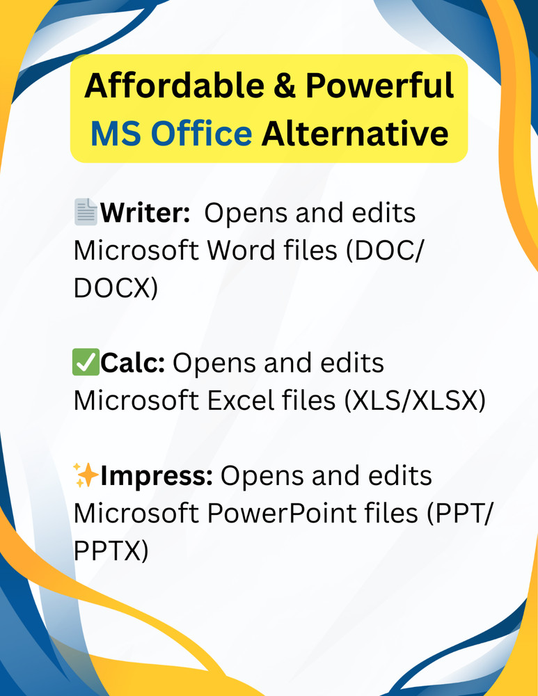 Open Office Software Suite for Windows - USB - Word Processing - Home & Office