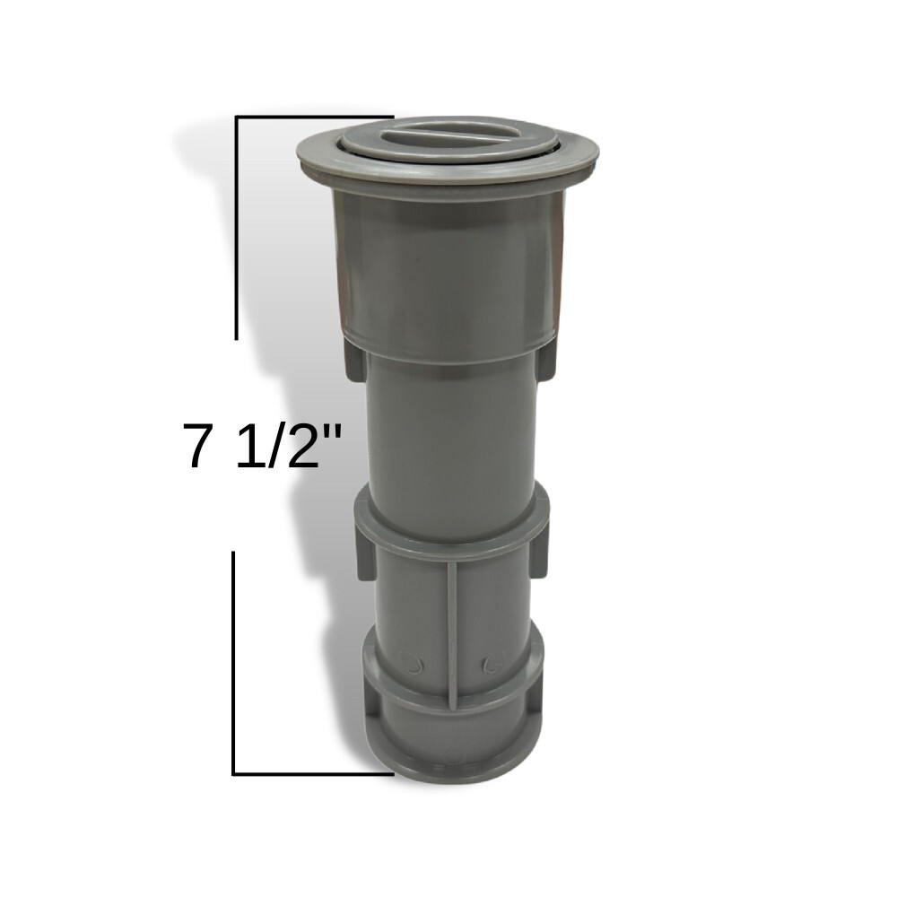 Aquastar US103 7.5" Umbrella Stands with Sleeve & Center Cap Light Gray (6 Pack)