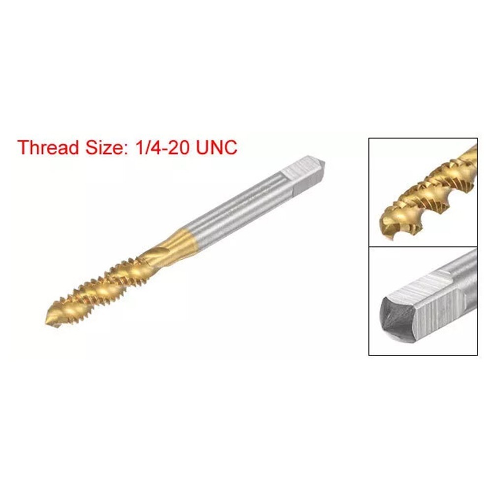 CNC Compatible HSS Spiral Flute Thread Tap UNC Size for Precision Work