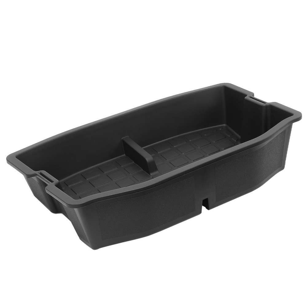 2x Black Organizer Storage Box for Tesla 3 2017-2023 Double-Layer Rear Trunk