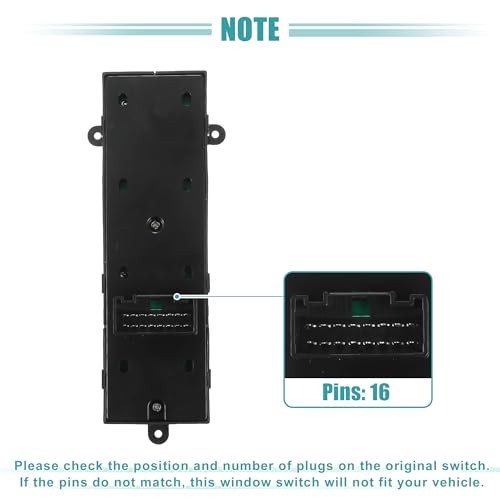Front Left Driver Side Power Window Switch 1 Auto Down Window Control Switch