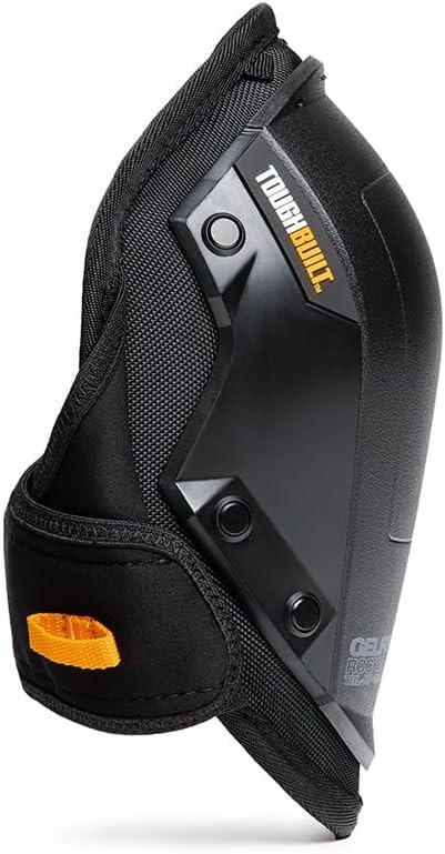 ToughBuilt GelFit Rocker Black Stabilization Knee Pads Heavy Duty TBL-KP-G201-R