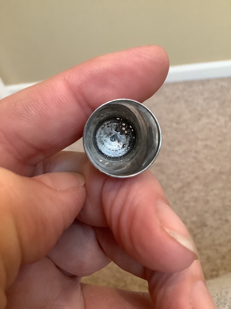 Antique Sterling Silver Thimble Monogrammed