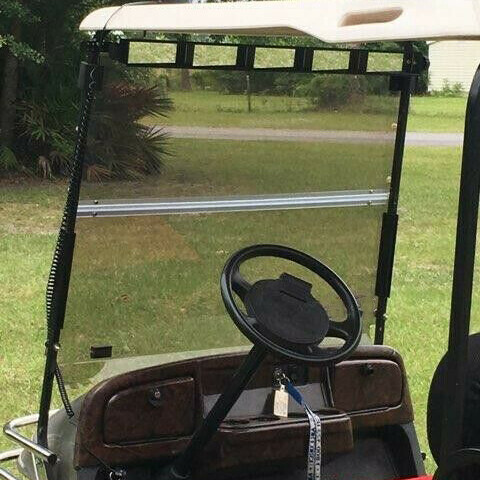 For 94-13 14 EZGO TXT Medalist Gas/Electric Golf Cart Flip Windshield Windscreen