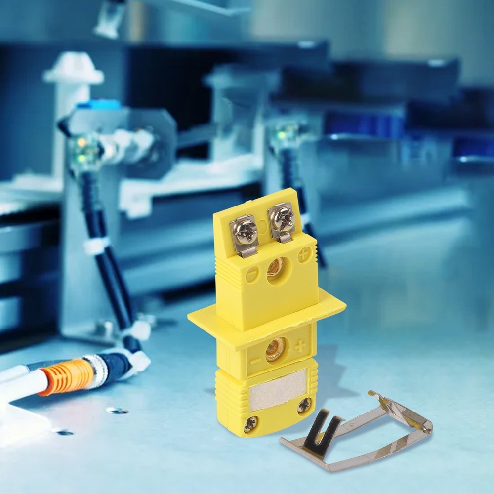 Nylon and Alloy K Type Panel Mount Connector for Enhanced Contact Performance