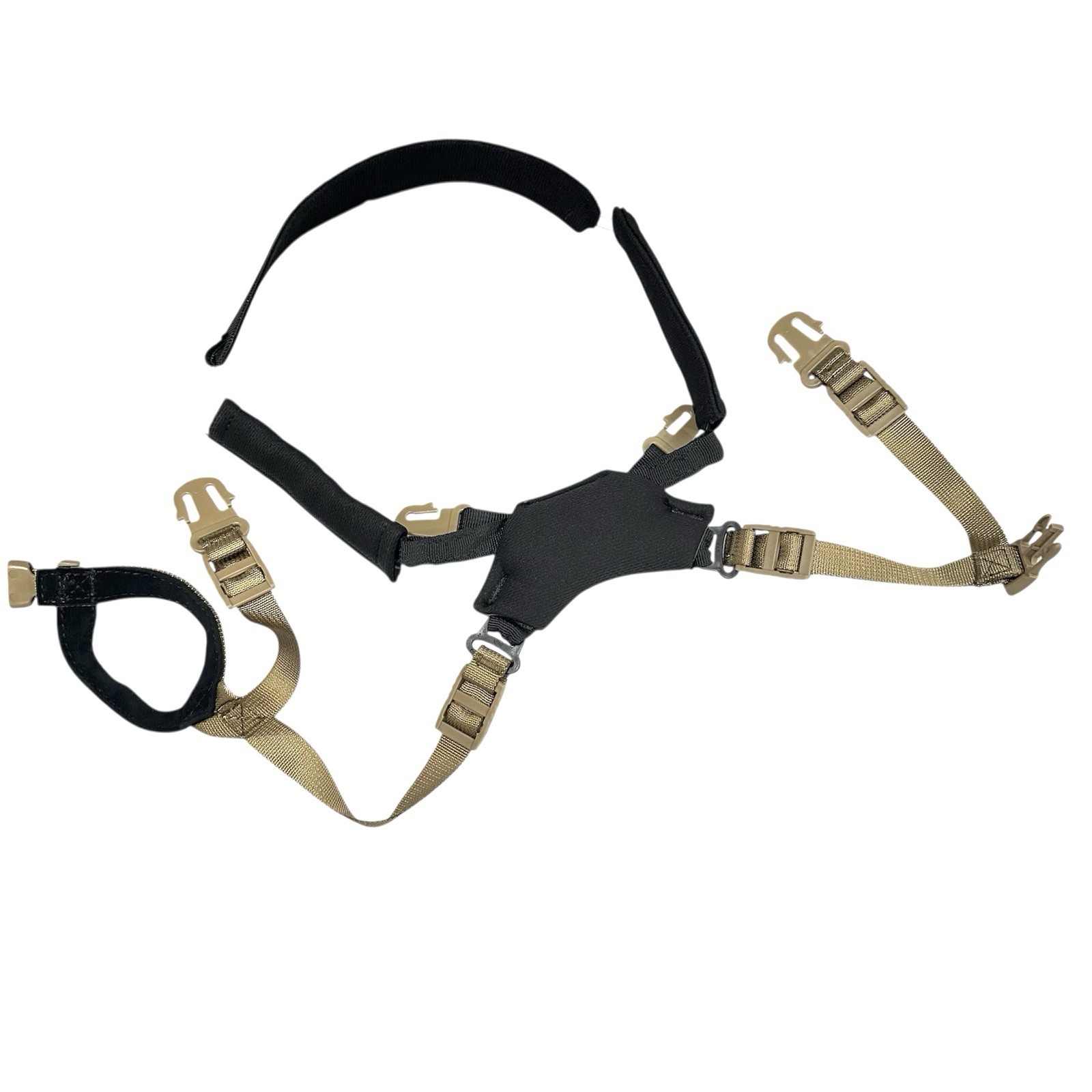 US Army 3M Ceradyne IHPS F70 Helmet Boltless 4 Point BOA Dial Chinstrap Harness