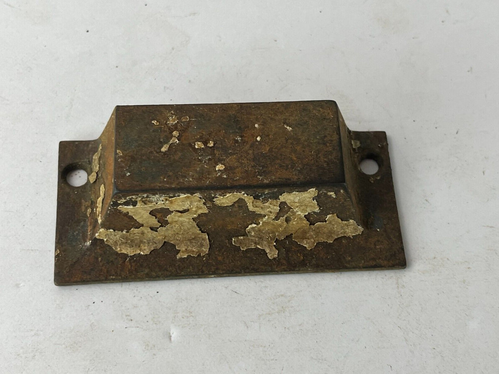 Vintage Metal Drawer Pull Cabinet Handle Cupboard Bin Hardware