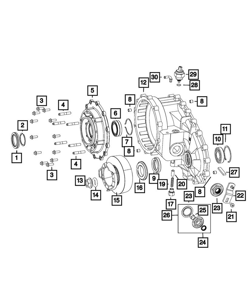 Genuine Mopar Shaft Retainer 68001924AA