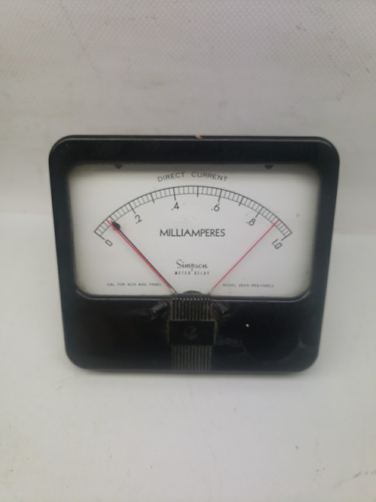 Simpson DC milliamperes meter model 47688
