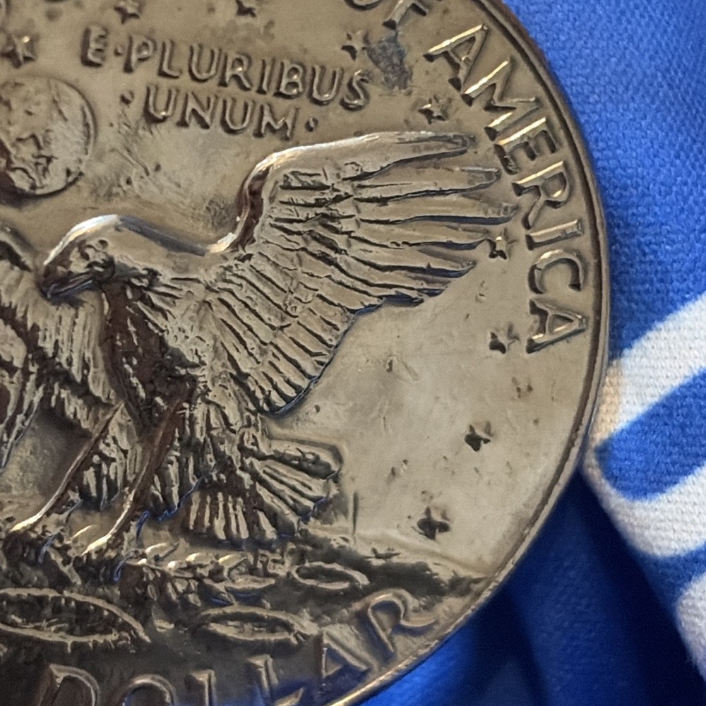 1977 Dollar Coin “Rare” D Minted filled d immaculate!