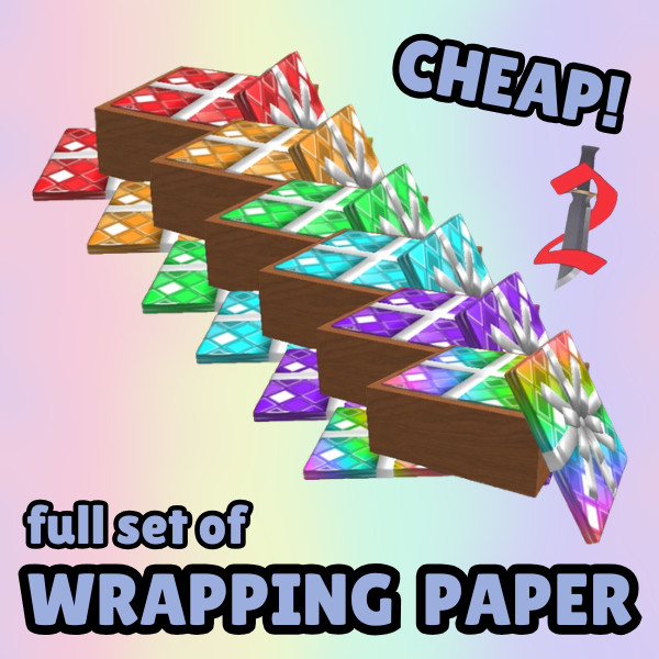 🎁 MM2 WRAPPING PAPER SET | ALL VARIANTS | CHEAP | MM2 🎁