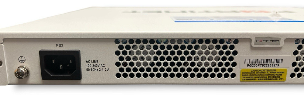 Fortinet FortiGate FG-200F Network Security Firewall (SUPPORT UNTIL 5/22/2027)
