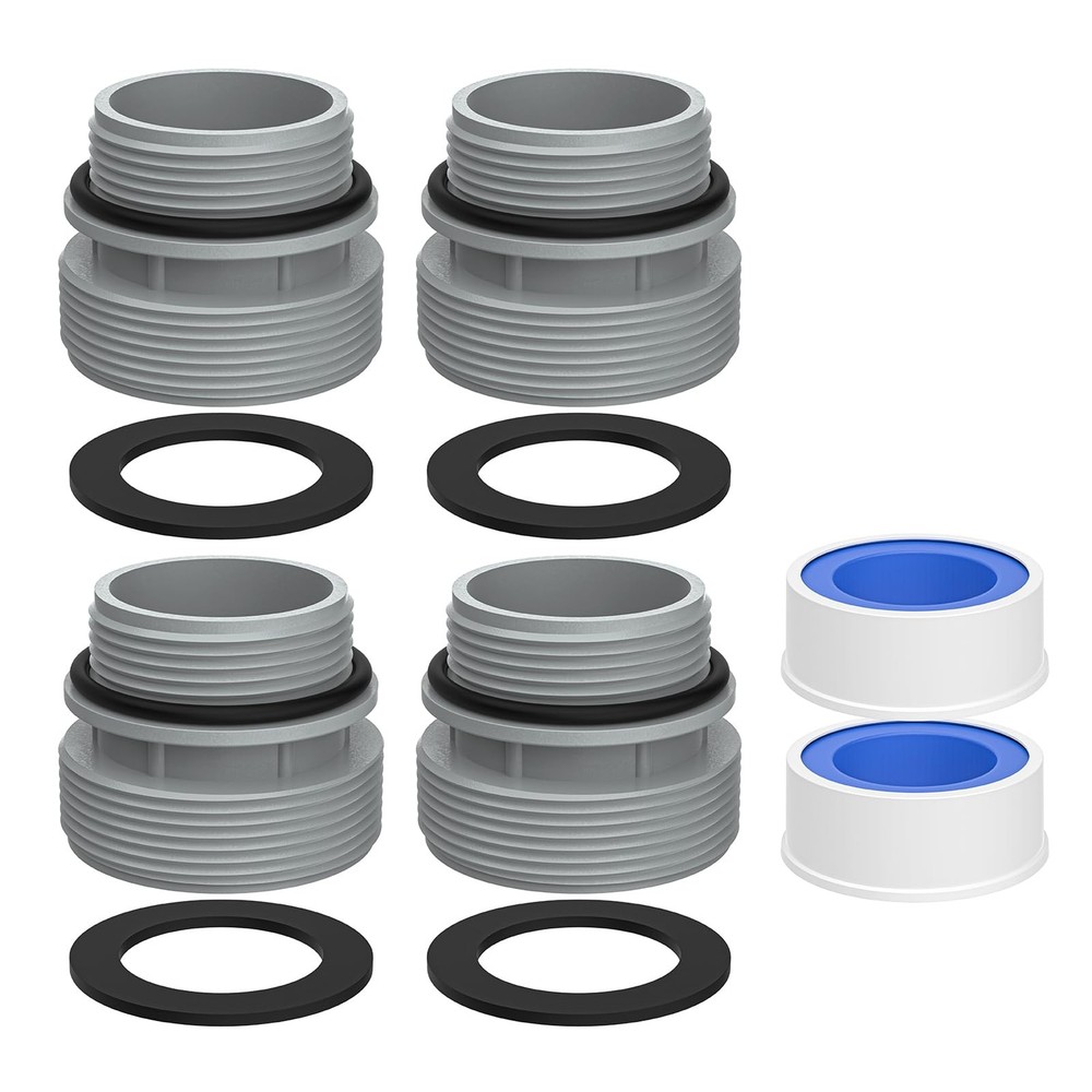 4 Pack 4560 Hose Conversion Adapters Kit Compatible with Intex 4 Pack, 2 set