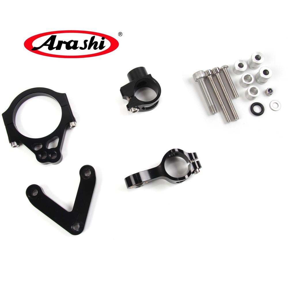 For Ducati 848 2008 2009 2010 Steering Damper Stabilizer Mounting Bracket Kit