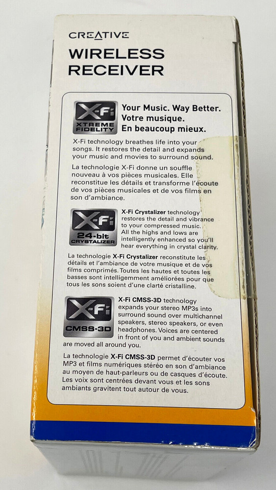 Creative Wireless Receiver Audio SB1122EF New Unopened