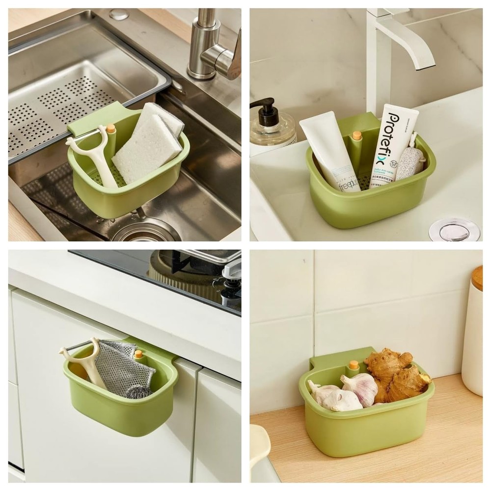 Kitchen Sink Strainer Basket, Faucet Hanging Strainer, Multi-Functional Food ...