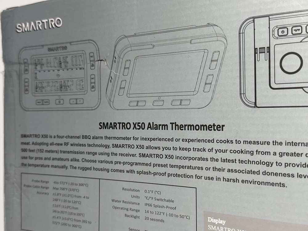 Smartro Wireless Bbq Thermometer