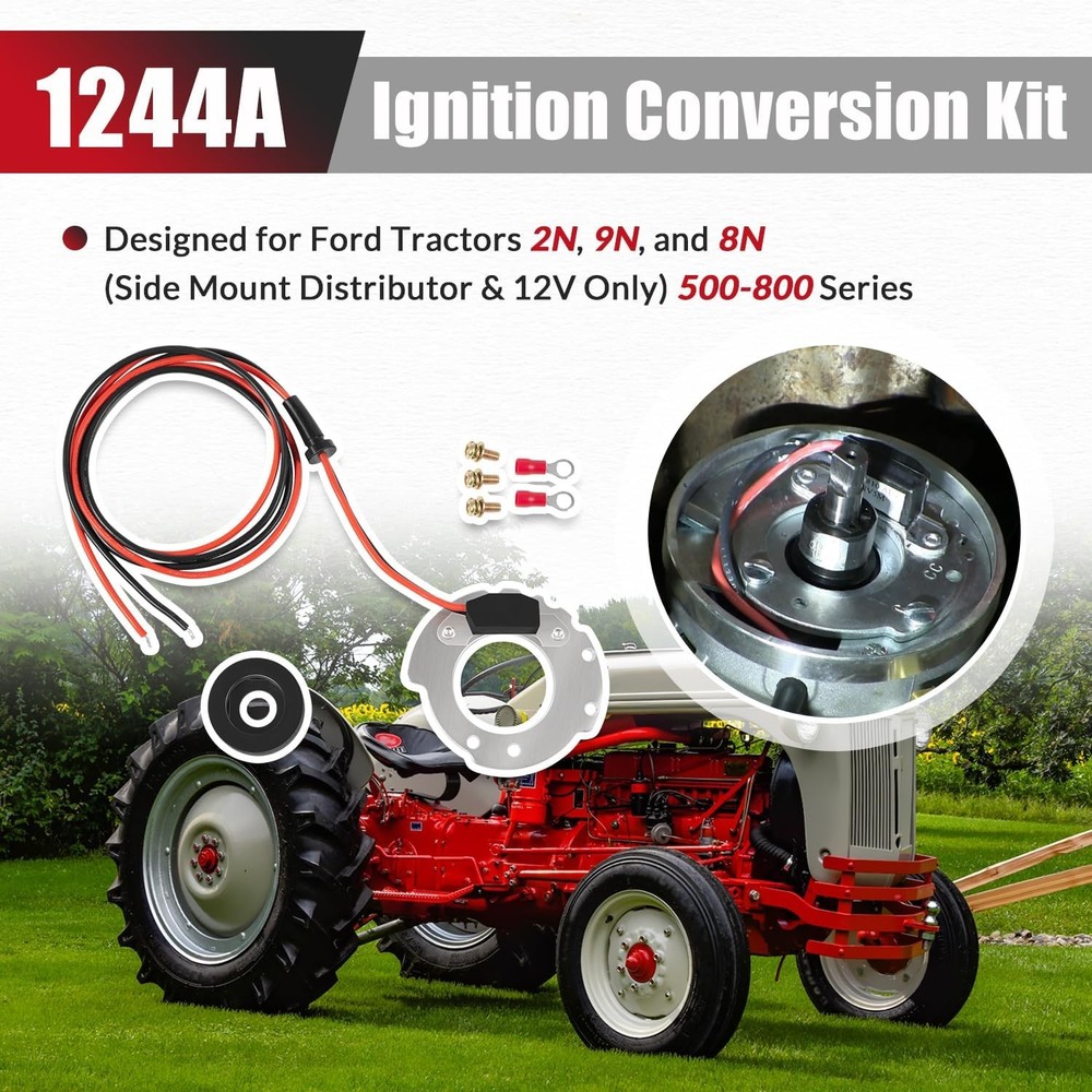 1244A For Pertronix Electronic Ignition Conversion Kit Ignitor for Ford 4 CYL