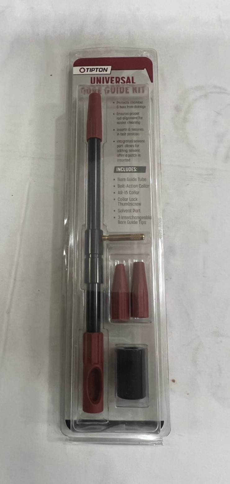 Tipton Bore Guides with 3-4 Muzzle Guides, Aluminum Tube, for Rod Alignment, Cle