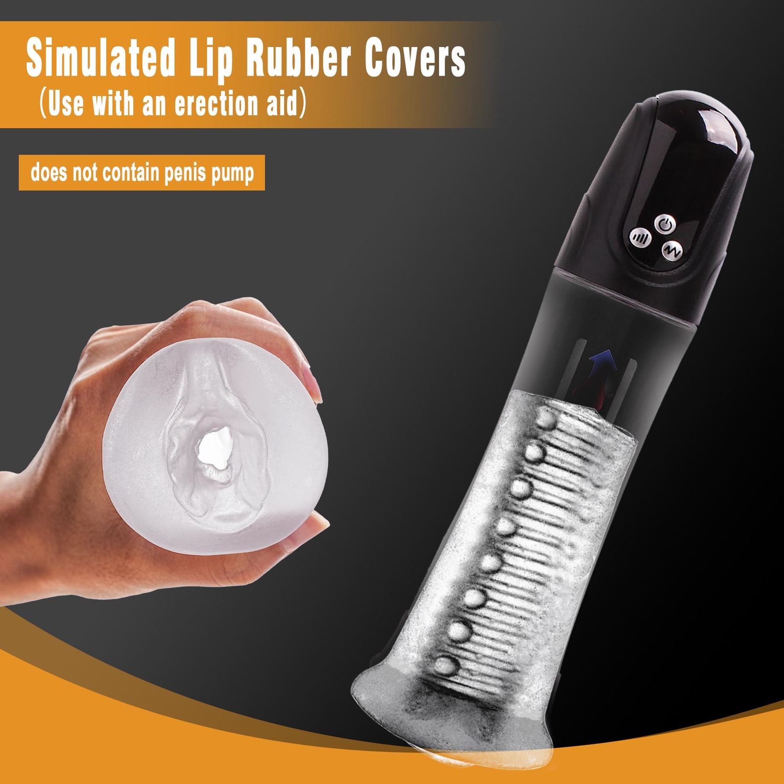 Male Sleeve Silicone Replacement Donut Sleeve for Penis Pump Vacuum Men Enhancer