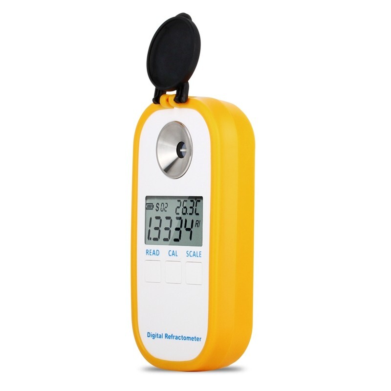 Digital Brix Refractometer Meter Honey Sugar Content Tester with Range 0 to 50%