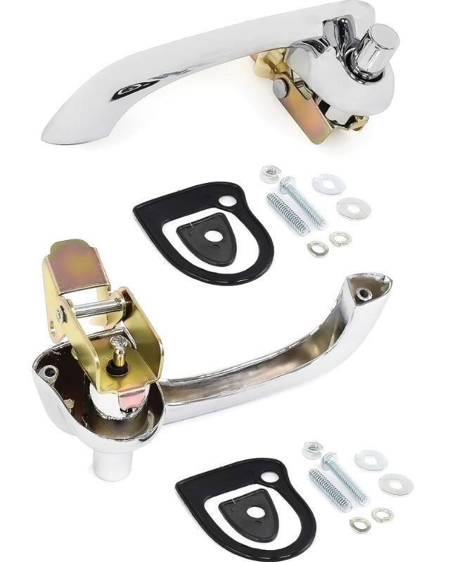 Outer Door Handle Set With Hardware For 1964-1970 Ford Mustang