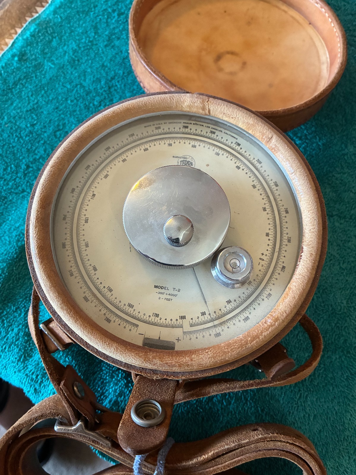 Survey TERRA Altimeter Mo T-2 Made By American Paulin system La, Ca.