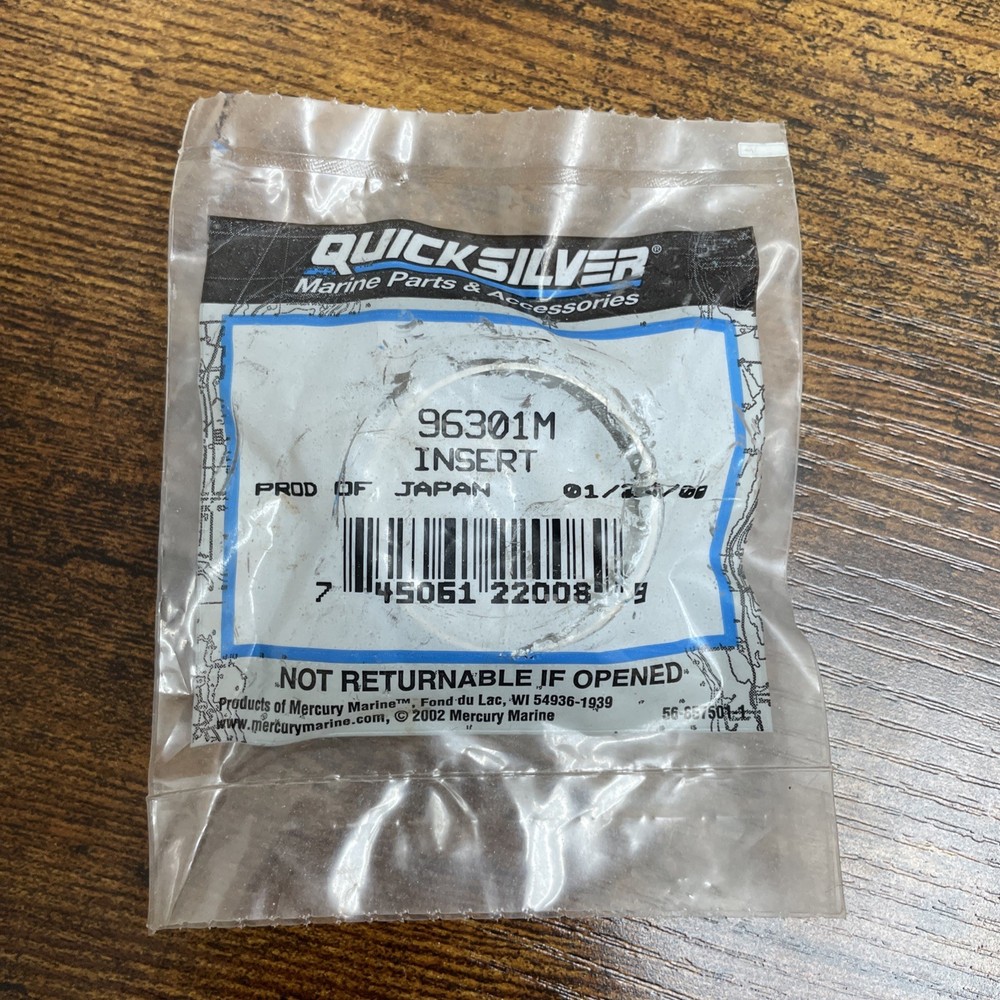 Mercury Quicksilver 96301M Insert OEM NOS