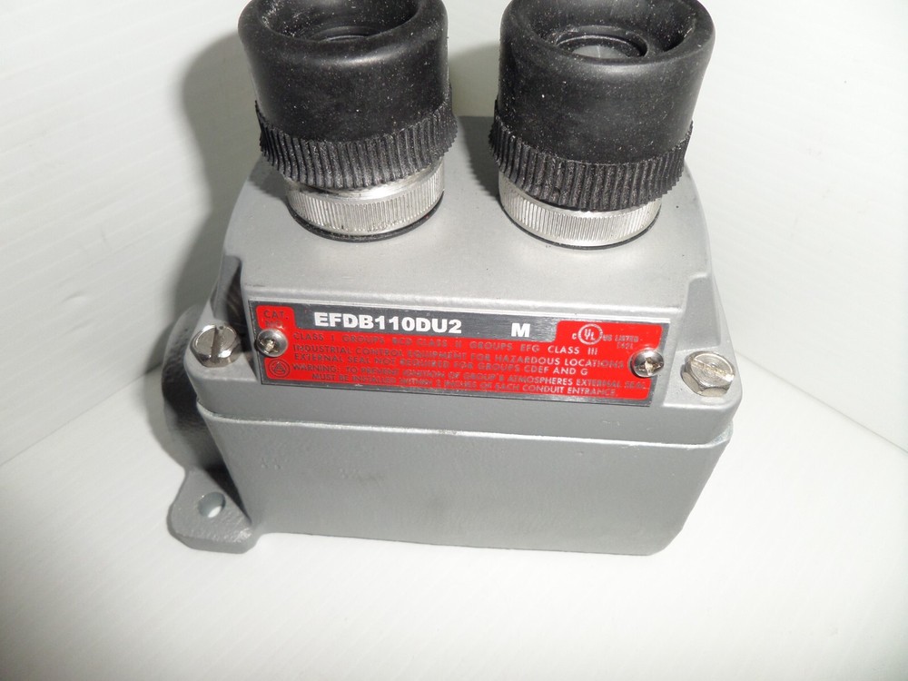 ⭐NEW IN BOX⭐ APPLETON EFDB110DU2 EXPLOSION PROOF START/STOP PUSH BUTTON 1"