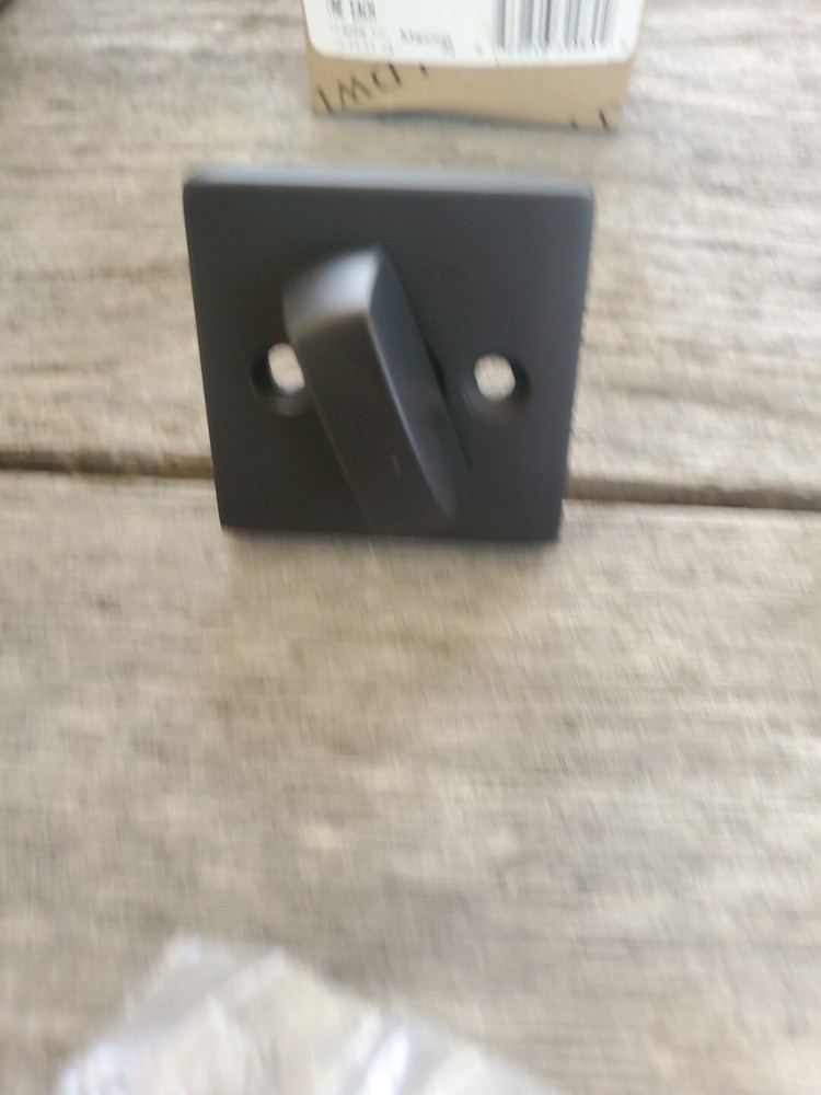 Baldwin Square Turn Piece Black - Square Knob - 6733.190