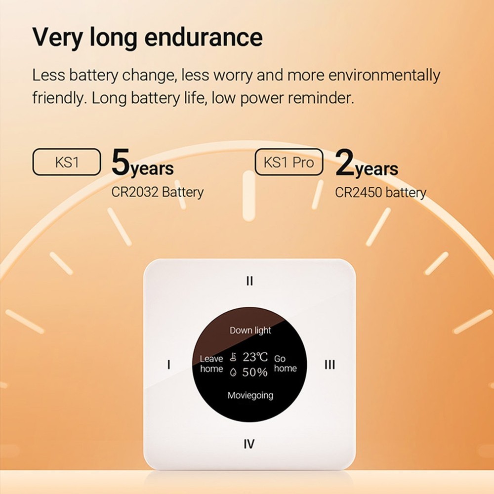 Smart Wireless Switch, Tone Selector Thermometer, Humidity 5568