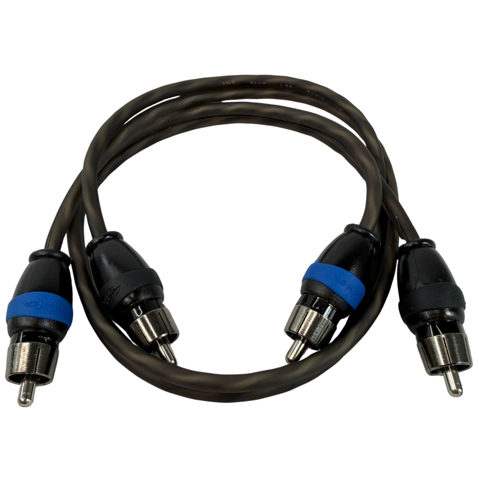 Sky High Car Audio Twisted OFC RCA Cable 2 Channel Car Audio Interconnect