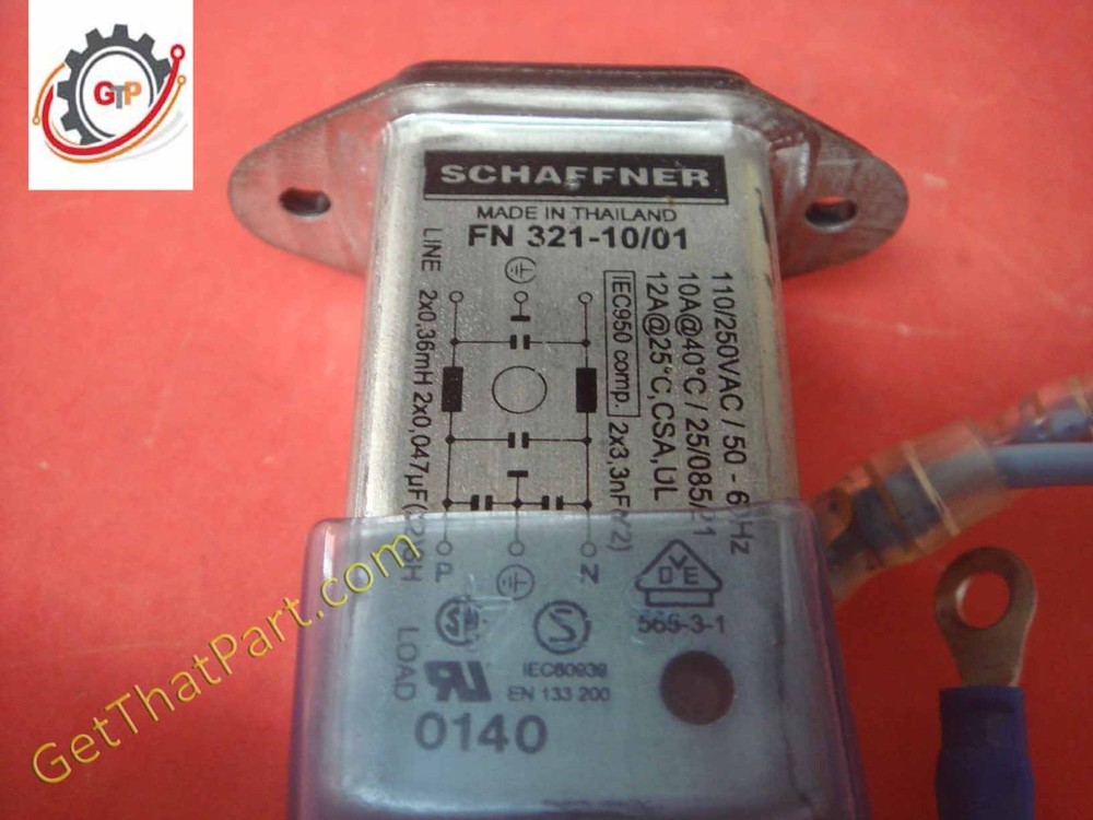 Shimadzu SSM-5000A TOC Analyzer Oem 10A Power Entry Module Assy Tested