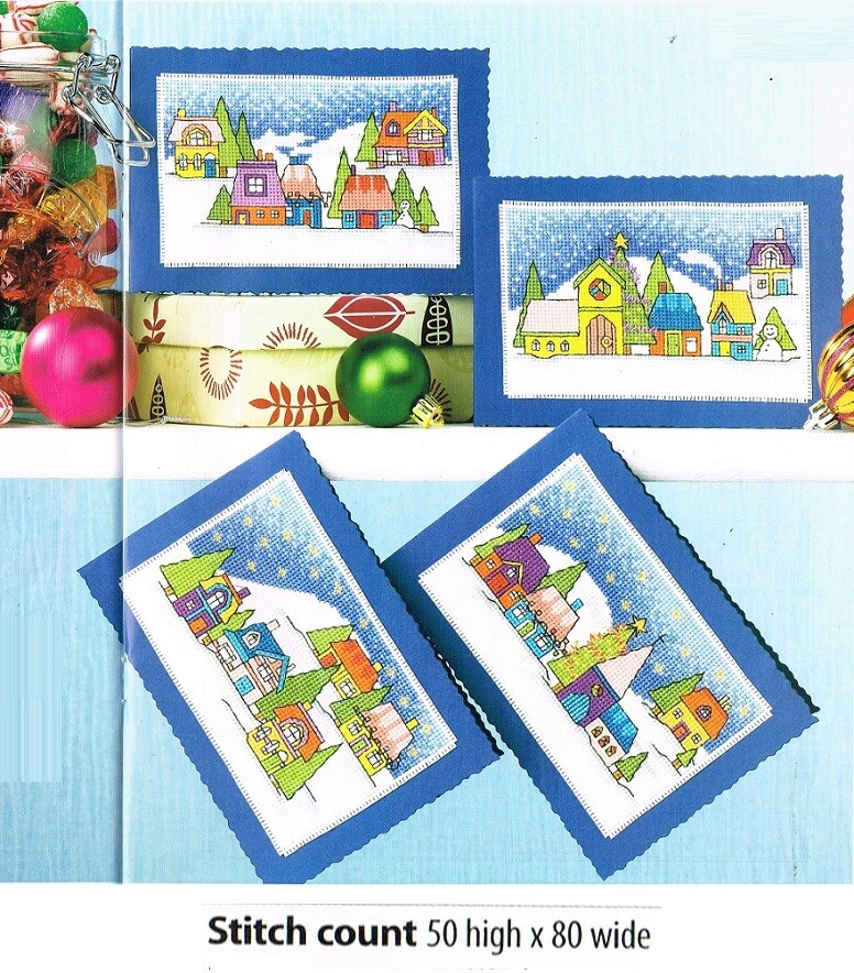 STITCH A SNOWSACPE   CROSS STITCH PATTERN ONLY -  ALS   PW