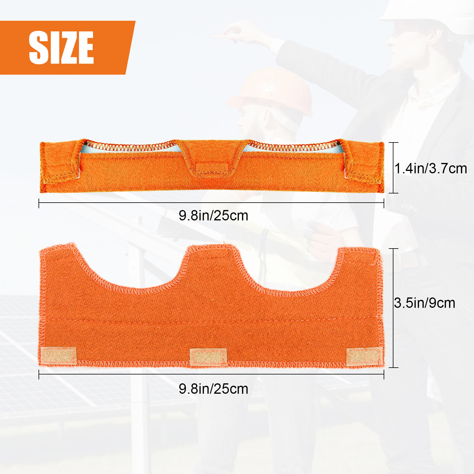 4PCS Hard Hat Sweatband Washable Reusable Sweat Bands for Hard Hats Replacement