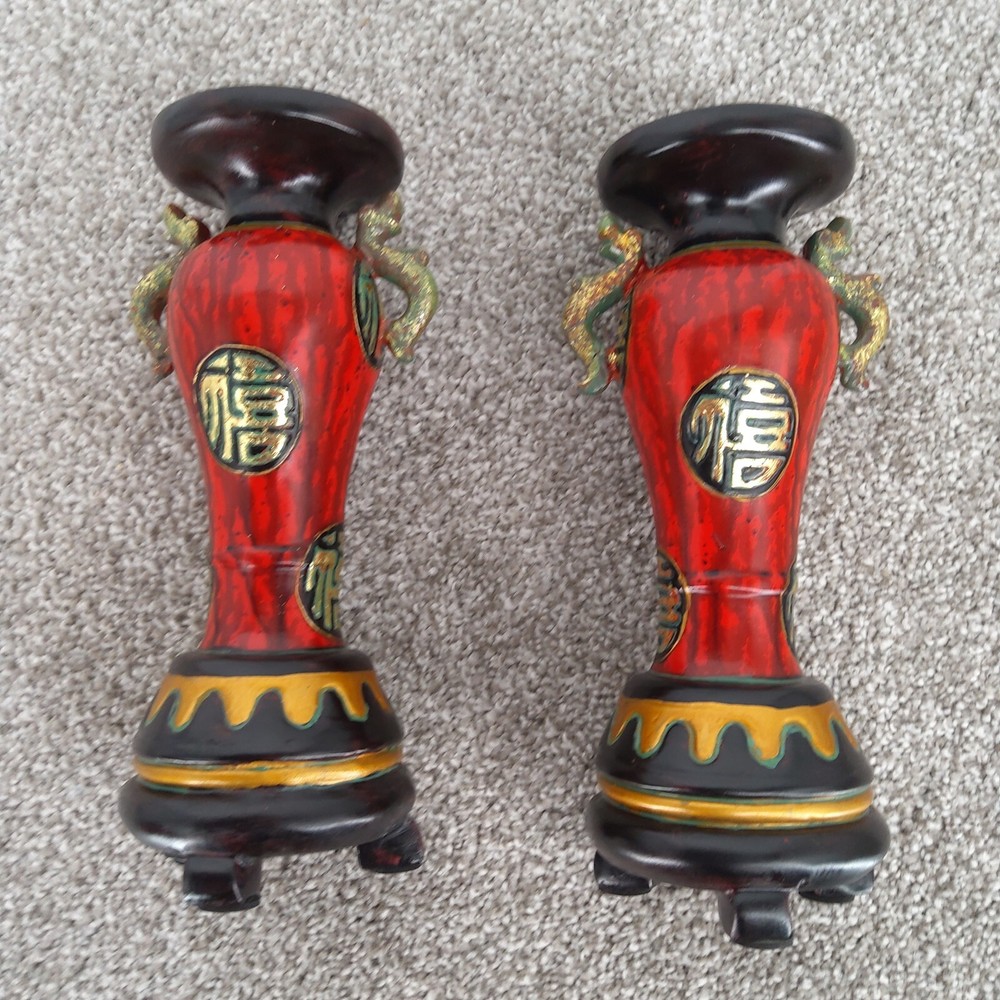 ASIAN DECOR CANDLESTICKS