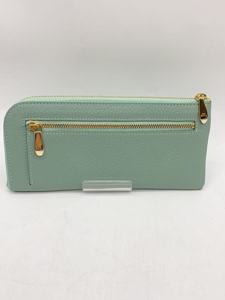 efffy Long Wallet GRN Plain Women's