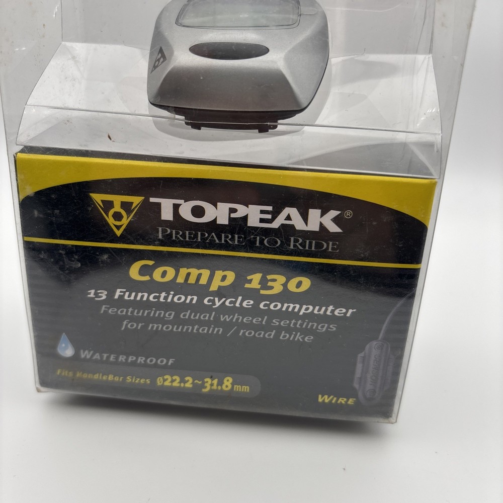 NOS TOPEAK COMP 130 WIRELESS COMPUTER W/ WIRE