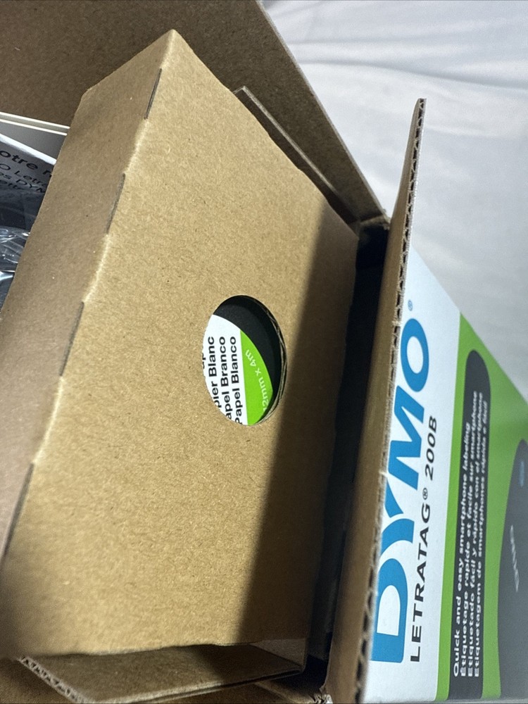 DYMO Letratag 200B Bluetooth Label Maker w/ 2 Pack Assorted Label NEW Open Box
