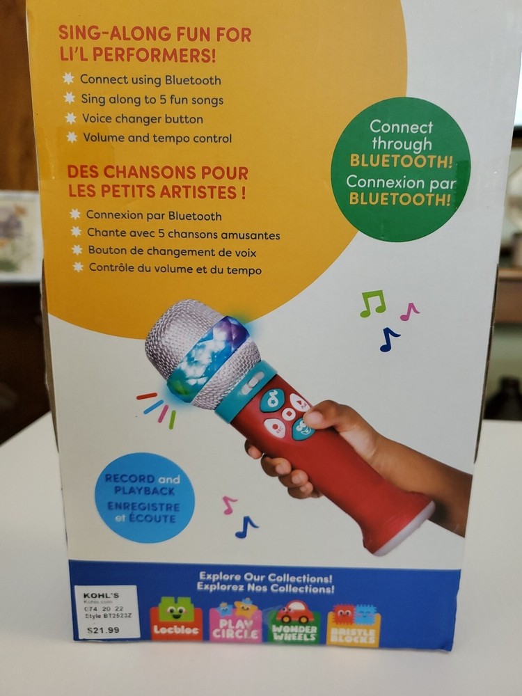 Musical Light Show Microphone Voice Changer