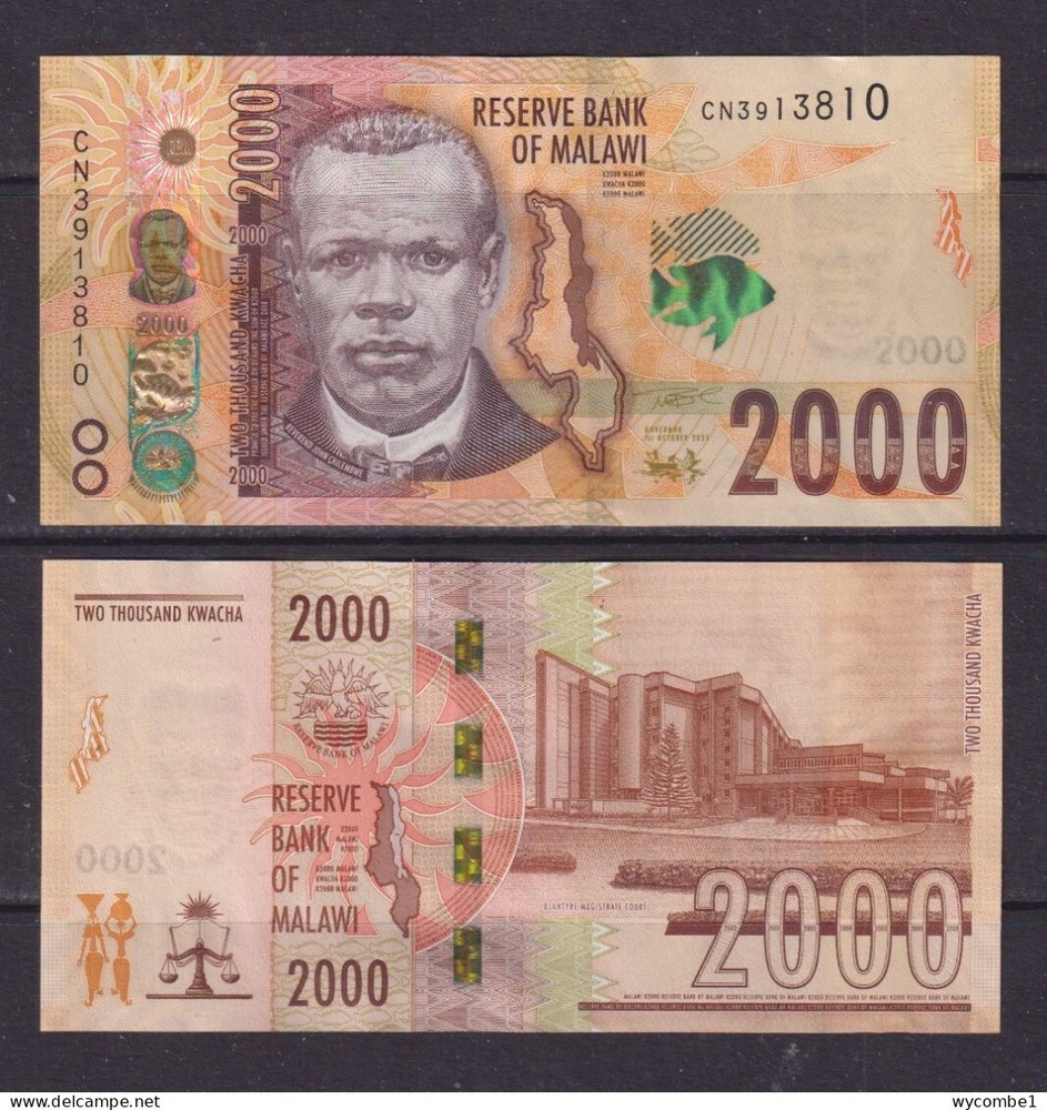 MALAWI - 2021 2000 Kwacha UNC Banknote